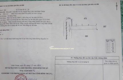 Bán đất mặt tiền huyện Đức Linh  Nguyễn Tri Phương có 100m2 ODT
